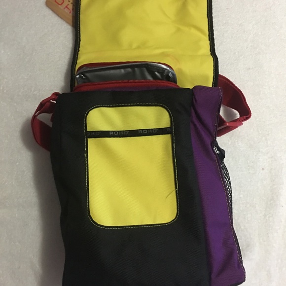 NWT ROHO Thermos lunch bag purple and black - Picture 3 of 9